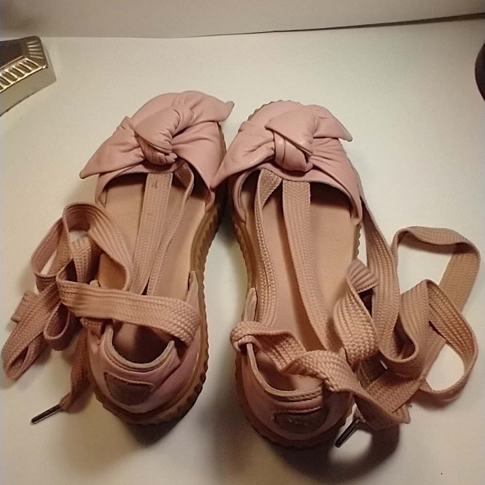 Puma Fenty by Rihanna Bow Ballet Creeper Sandals Shoes Women's sz 7. - Picture 8 of 12
